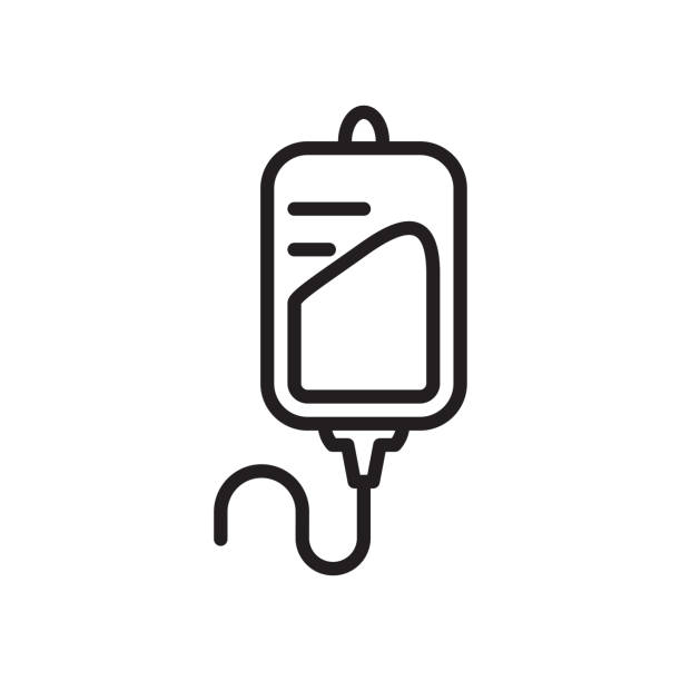 ilustraciones, imágenes clip art, dibujos animados e iconos de stock de infundir icono, vector, plantilla, colección, estilo de moda - intravenous infusion