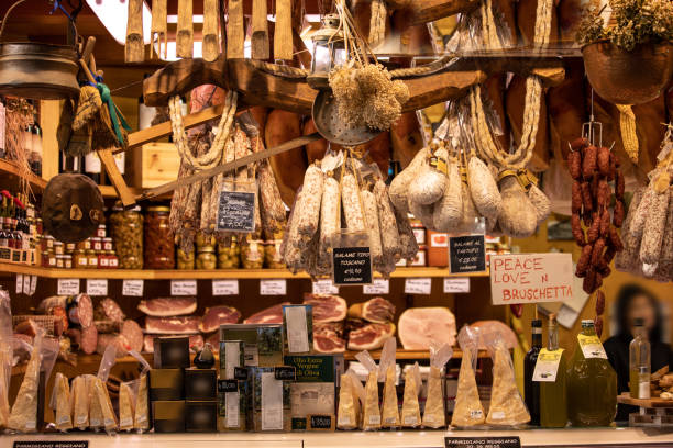 istock Salami and cheese in Florence, Italy 1464495015