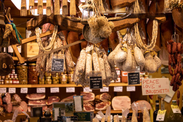 istock Salami and cheese in Florence, Italy 1464495019