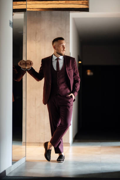 istock portrait of smiling groom with beard 1464496620