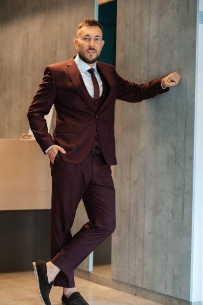 istock portrait of smiling groom with beard 1464496843