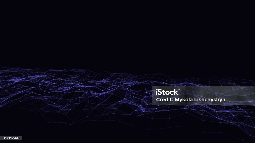 Motion Vector Visualizationcomputer Graphics Abstract Technology Wave Of Particles Big Data Visualization Vector ...