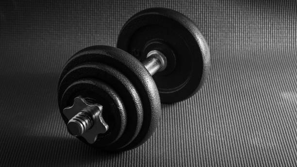istock Fitness Sport Background eith dumbbells 1464499684