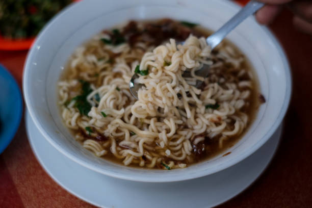 istock Boiled indomie with oyster broth flavour 1464504070