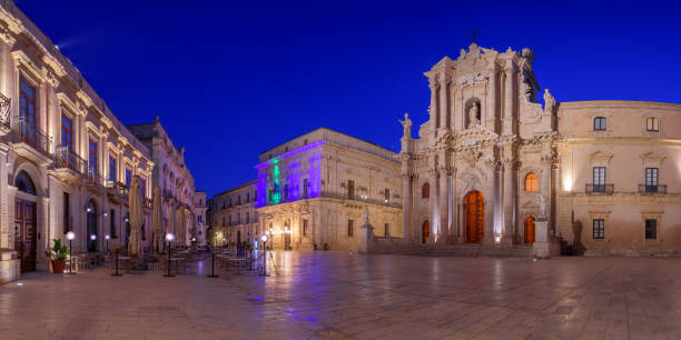 istock Cathedral of Syracuse in Syracuse, Sicily 1464523133
