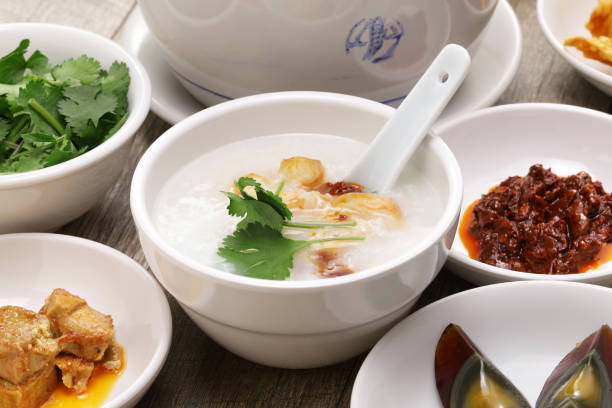 istock congee, rice porridge, Chinese breakfast 1464528001