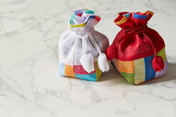 istock Korean traditional gift wrapping, holiday gift 1464537670