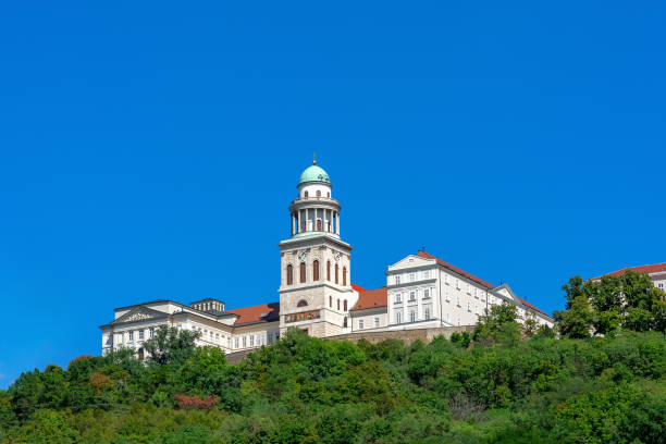 istock Pannonhalma arch abbey with nice summer sky in Hungary 1464537802