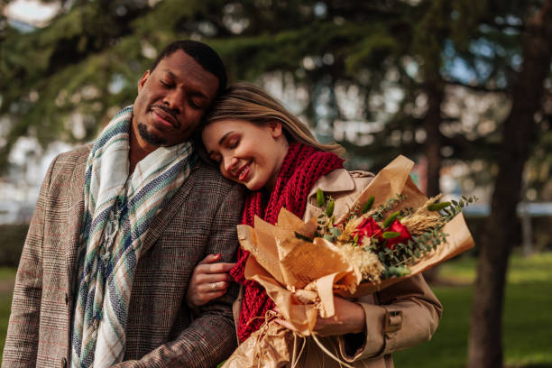 istock Loving couple enjoying Valentines date. 1464540107