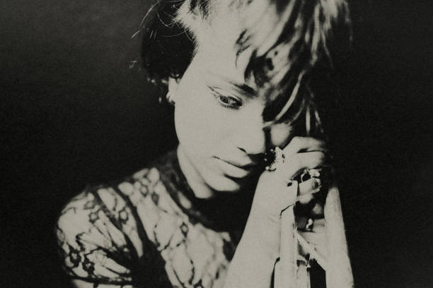 istock The female jazz musician. 1464540947