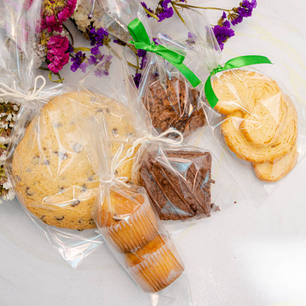 istock Sweet pastries in plastic bags 1464548723