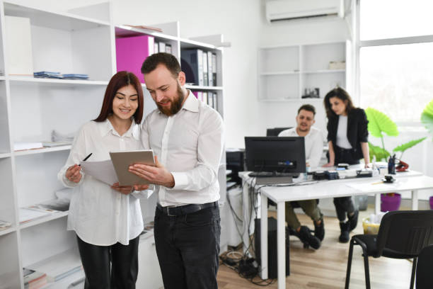 istock CEO And Accounting Manager Checking Daily Financial Reports 1464549630