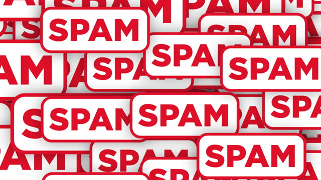 spam many sign  - 2D Transition animation background.