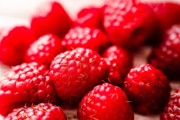 raspberries and blackberries