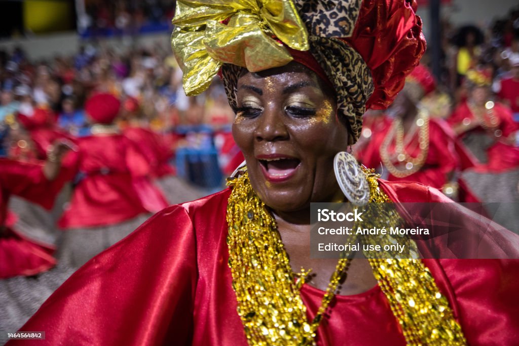 Salgueiro Samba School During A Technical Rehearsal At Marques De