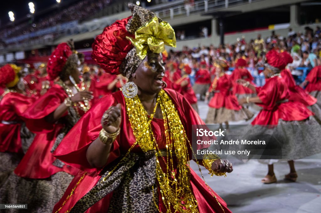 Salgueiro Samba School During A Technical Rehearsal At Marques De