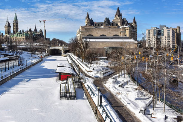 istock Skating on Rideau Canal in Ottawa not open for Winterlude event 1464572624