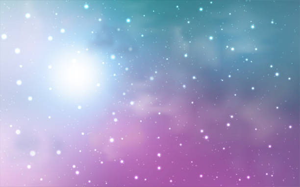 ilustraciones, imágenes clip art, dibujos animados e iconos de stock de textura espacial, estrellas brillantes. cielo estrellado nocturno con polvo de estrellas blanco. estrellas y galaxias cielo cielo exterior universo nocturno - k pop