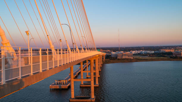 istock Sunset Bridge to Mt Pleasant 1464587852