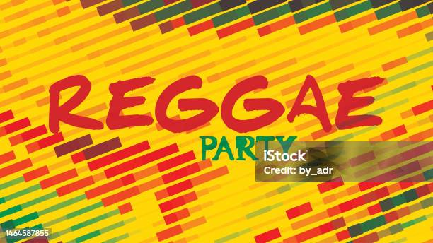 Reggae Powerpoint Background Reggae Party Background With Halftone Effect Vector Pattern Stock ...