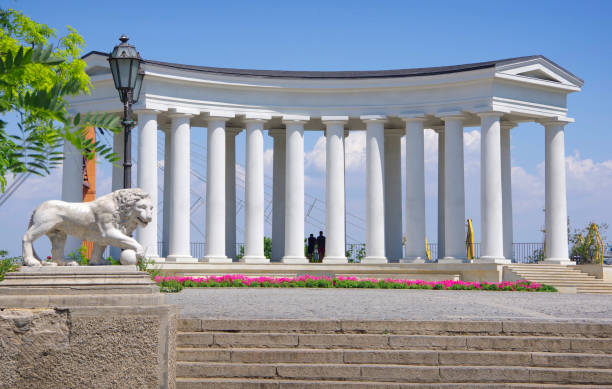 istock Ukraine. Odessa. 06.30.20. Colonnade at the Vorontsov Palace. 1464589081