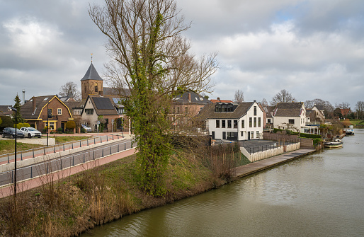 View of tricht, a small village in The Netherlands