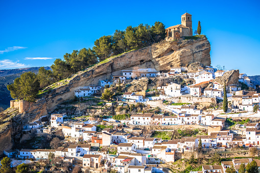 Scenic white village of Montefrio near Granada, Andalusia region of Spain