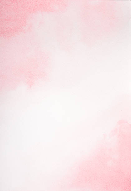 istock pink watercolor wet splatter invitation card, background, postcard 1464599658