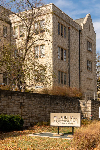 Willard Hall and Mark A. Chapman Gallery on the Campus of Kansas State University Willard Hall and Mark A. Chapman Gallery on the campus of Kansas State University. ncaa college conference team stock pictures, royalty-free photos & images