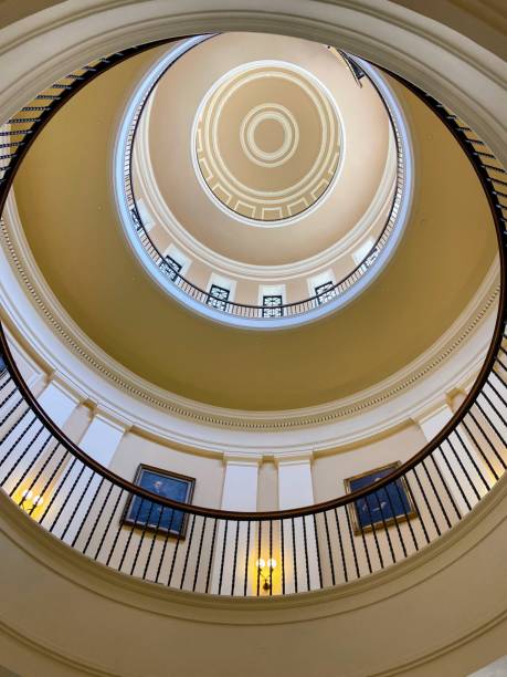 cúpula do capitólio do estado do maine em augusta, maine - 5611 - fotografias e filmes do acervo