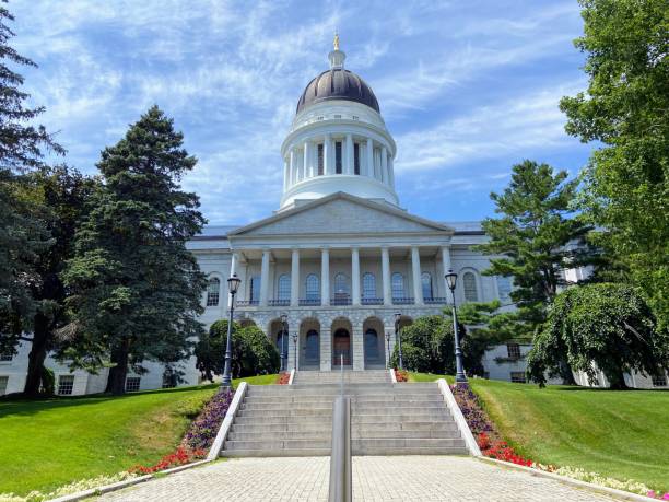 istock Maine State Capitol Building in Augusta, Maine 1464600626