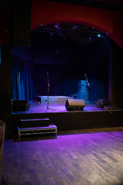 istock Microphones and Amps on Stage 1464613468