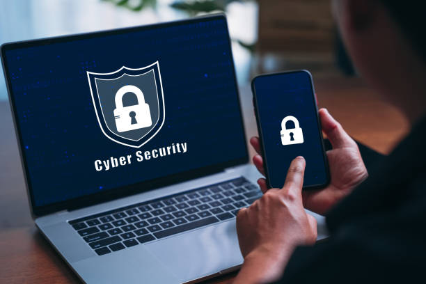 istock Concepts of surveillance and security scanning of digital program cyber futuristic applications. Business with technology. Cyber security is critical to doing business in the era of AI computing 1464628043
