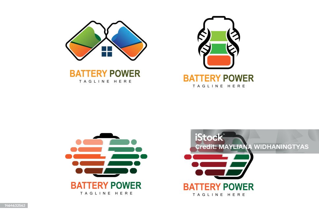 Battery Reverse Logo Battery Logo Design Technology Charging Illustration Company Brand ...