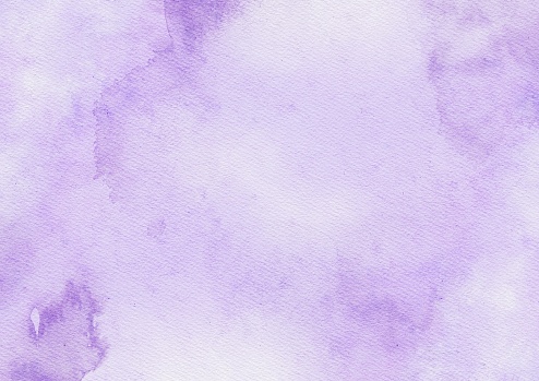 Violet circle shape aquarelle  on white background