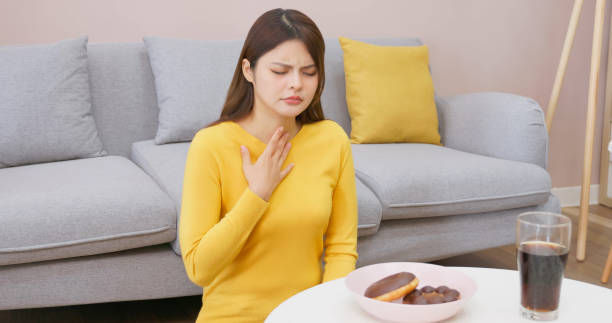 Asian girl digestive disease