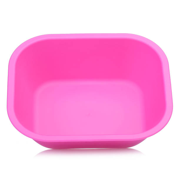 istock A blue new basin isolated on a white background. A basin for washing things or washing dishes. The concept of cleaning and household household 1464639904