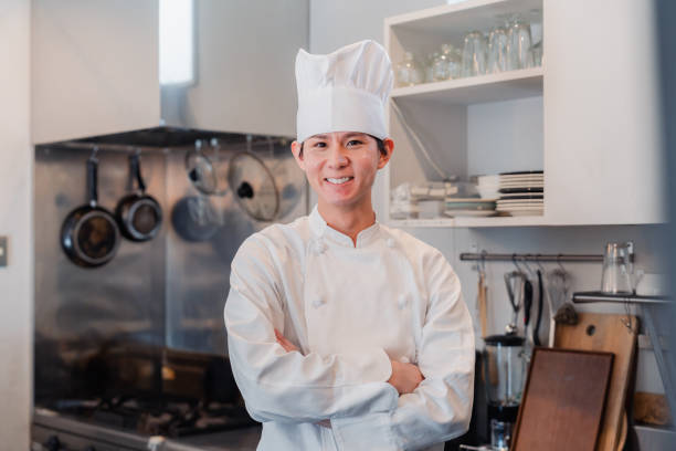istock A cook with her arms crossed 1464646133
