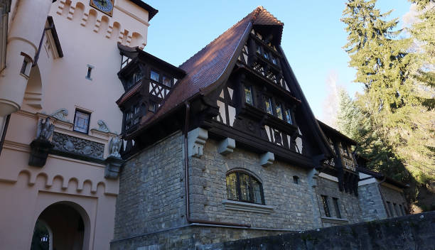 Arad, Romania - december 31 2019: Medieval Purgly Castle near the Arad town in Romania
