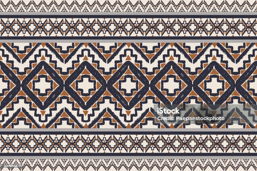 Aztec Pattern Diamond Aztec Ikat Pattern Stock Illustration - Download Image Now - Aztec ...