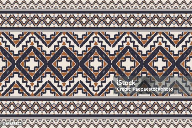 Azthat Pattern Aztec Ikat Pattern Stock Illustration - Download Image Now - Aztec ...