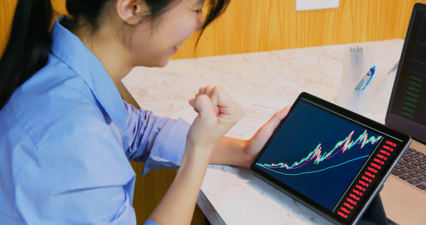 istock Stock market analyst 1464662678