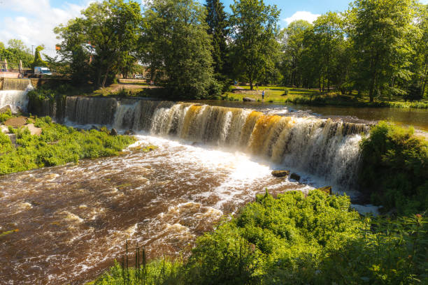 istock Keila waterfall in Estonia. Summer, long exposure ar daytime. 1464678292