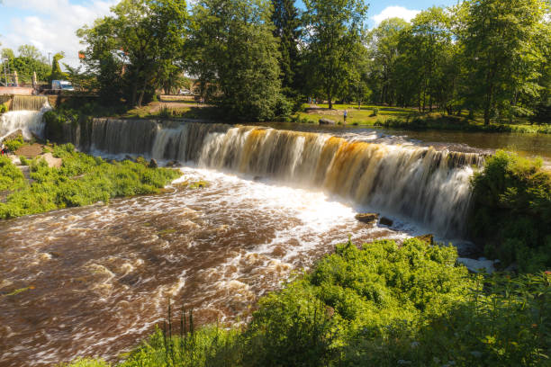 istock Keila waterfall in Estonia. Summer, long exposure ar daytime. 1464678294