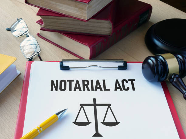 istock Notarial act of Notary public is shown using a text 1464678818