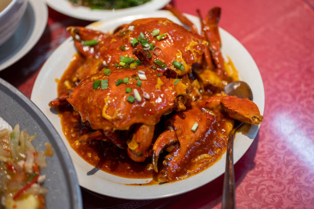 istock Stir Fried Crab with Curry Powder 1464683141