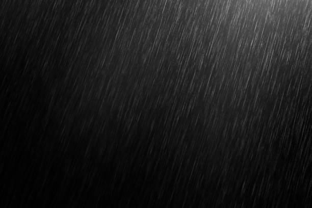 pioggia - sfondo nero foto e immagini stock