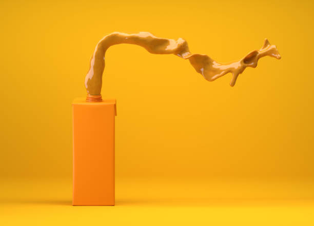 istock orange juice with splash and drops - 3D Illustration 1464687804