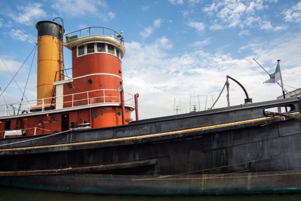 istock Tug boat located in San Francisco California 1464688064
