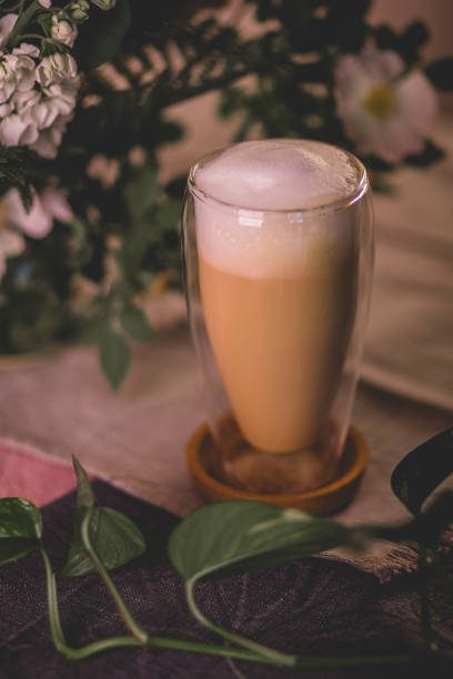 istock Latte coffee with Frothed milk 1464691314